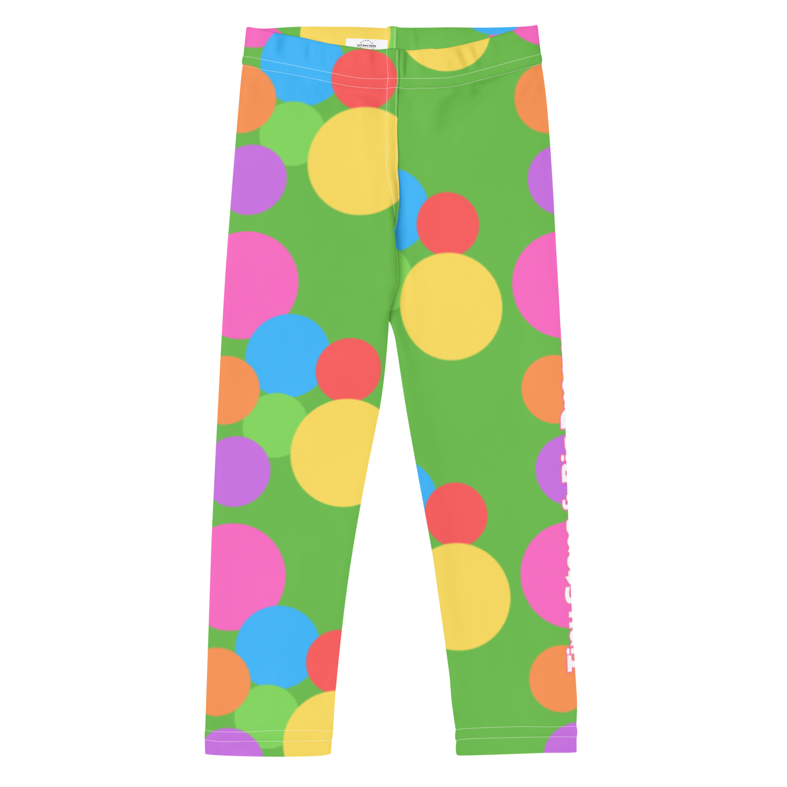 Tiny Steps & Big Dreams (Green) - Kid's Leggings