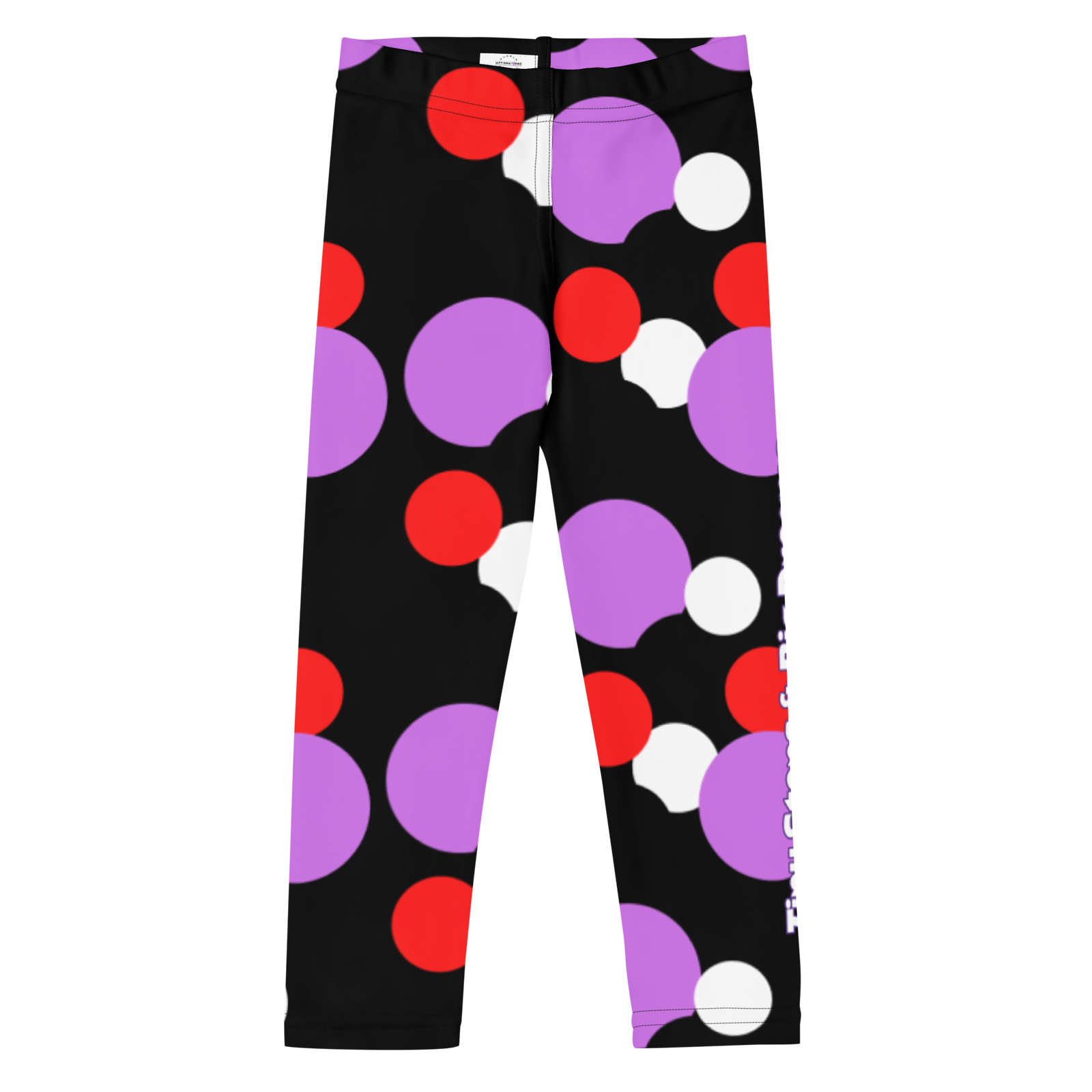 Tiny Steps & Big Dreams (Black) - Kid's Leggings