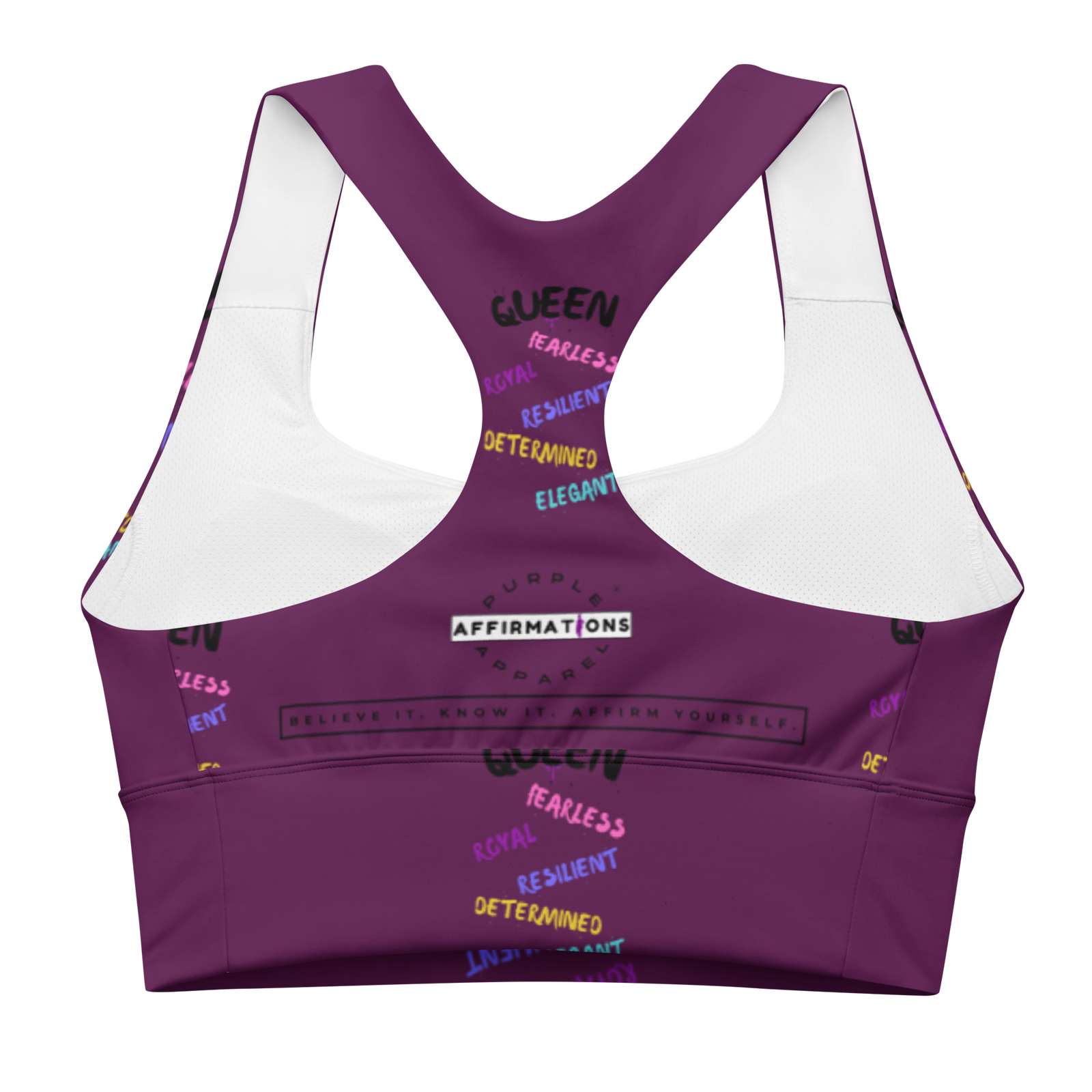Queen Characteristics - Longline Sports Bra