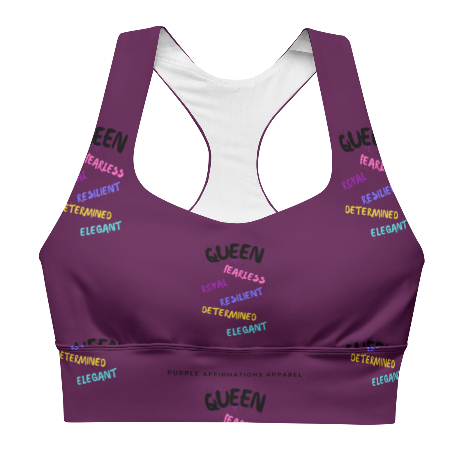 Queen Characteristics - Longline Sports Bra