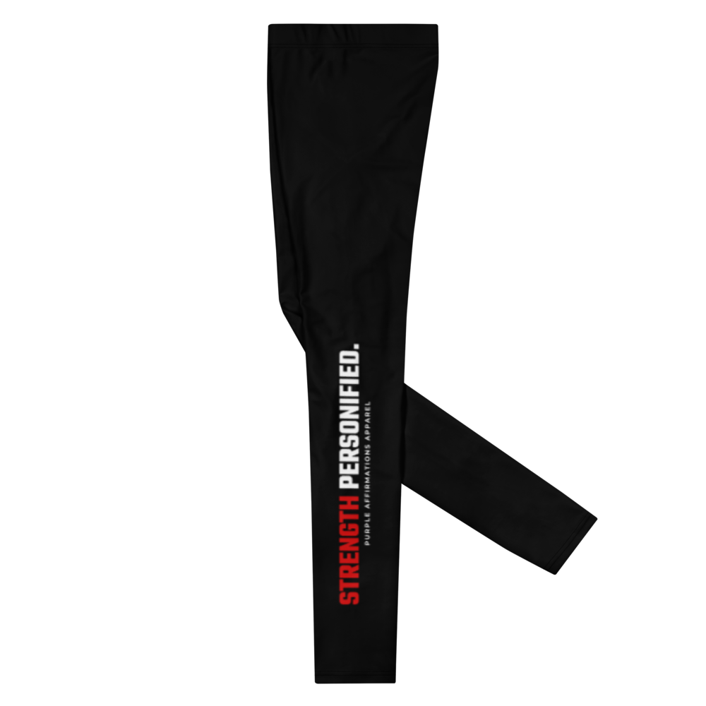 Strength Personified (Red/Black) - Men's Leggings