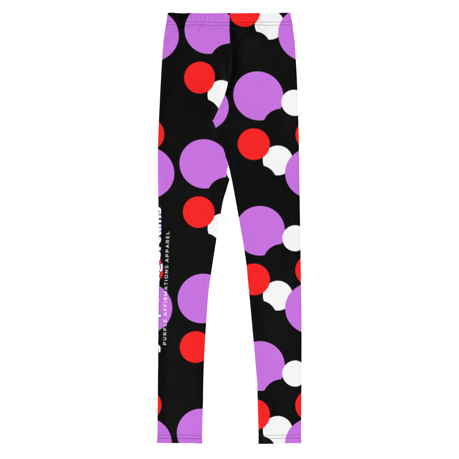 Tiny Steps & Big Dreams (Black) - Youth Leggings