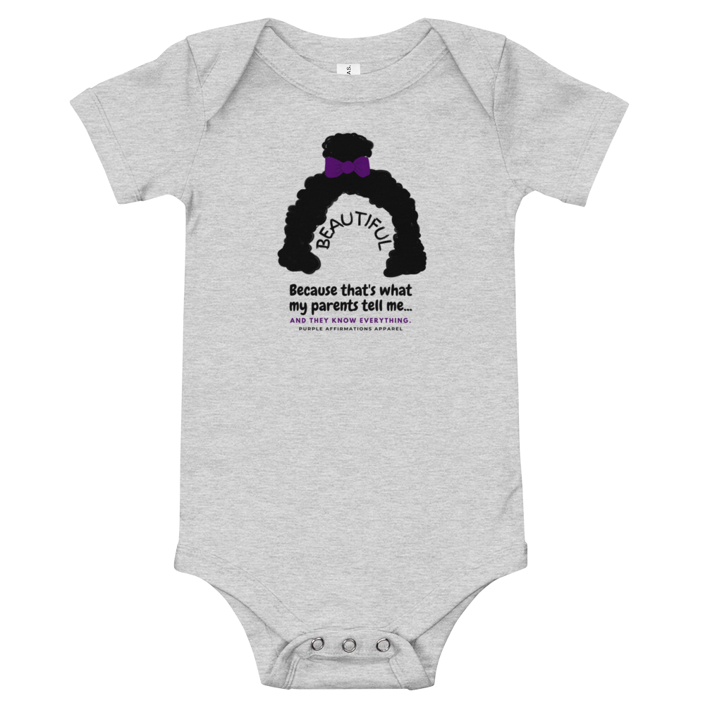 Beautiful Because - Baby One Piece