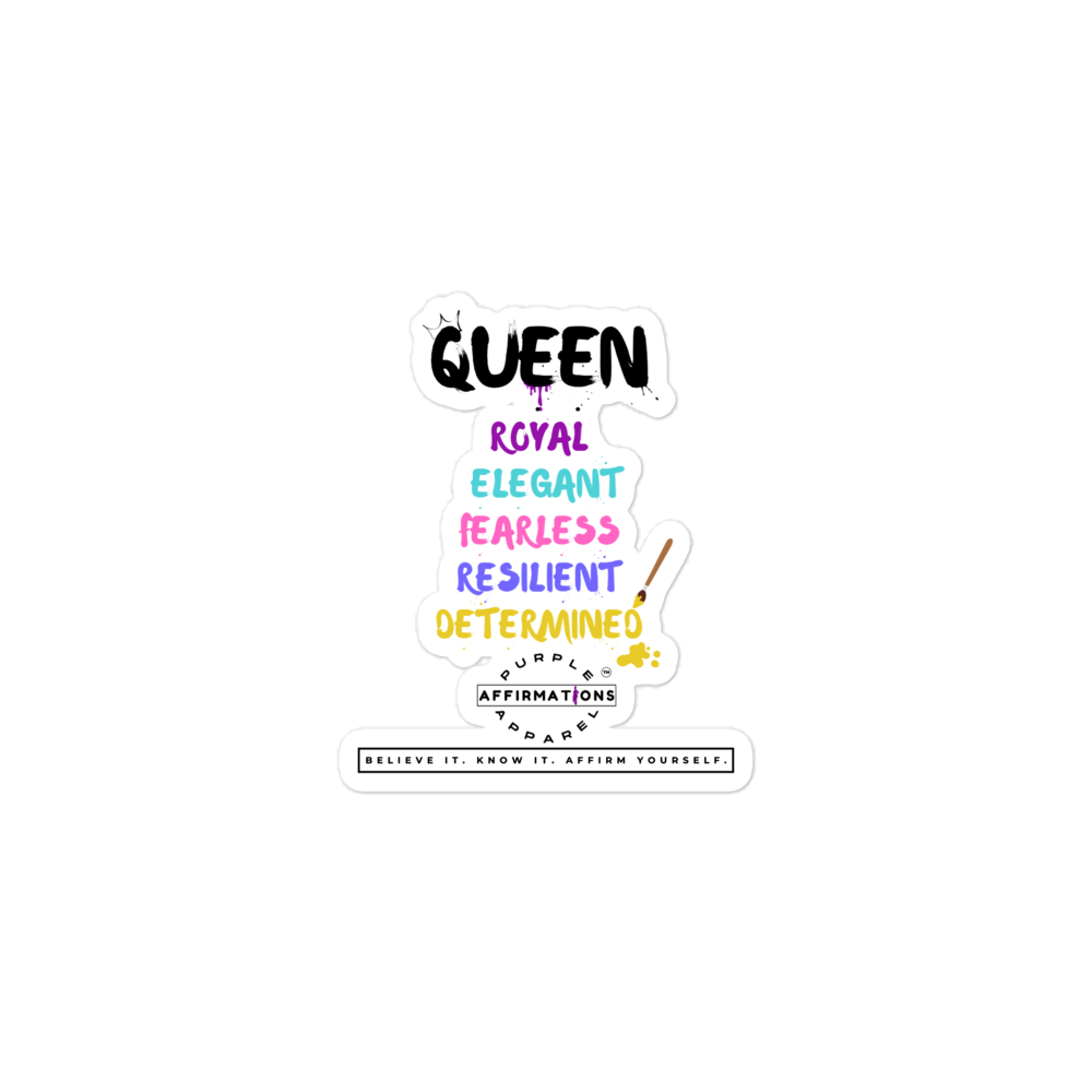 Queen Characteristics - Bubble-Free Stickers