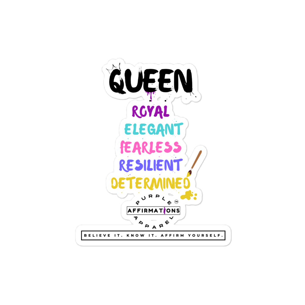 Queen Characteristics - Bubble-Free Stickers