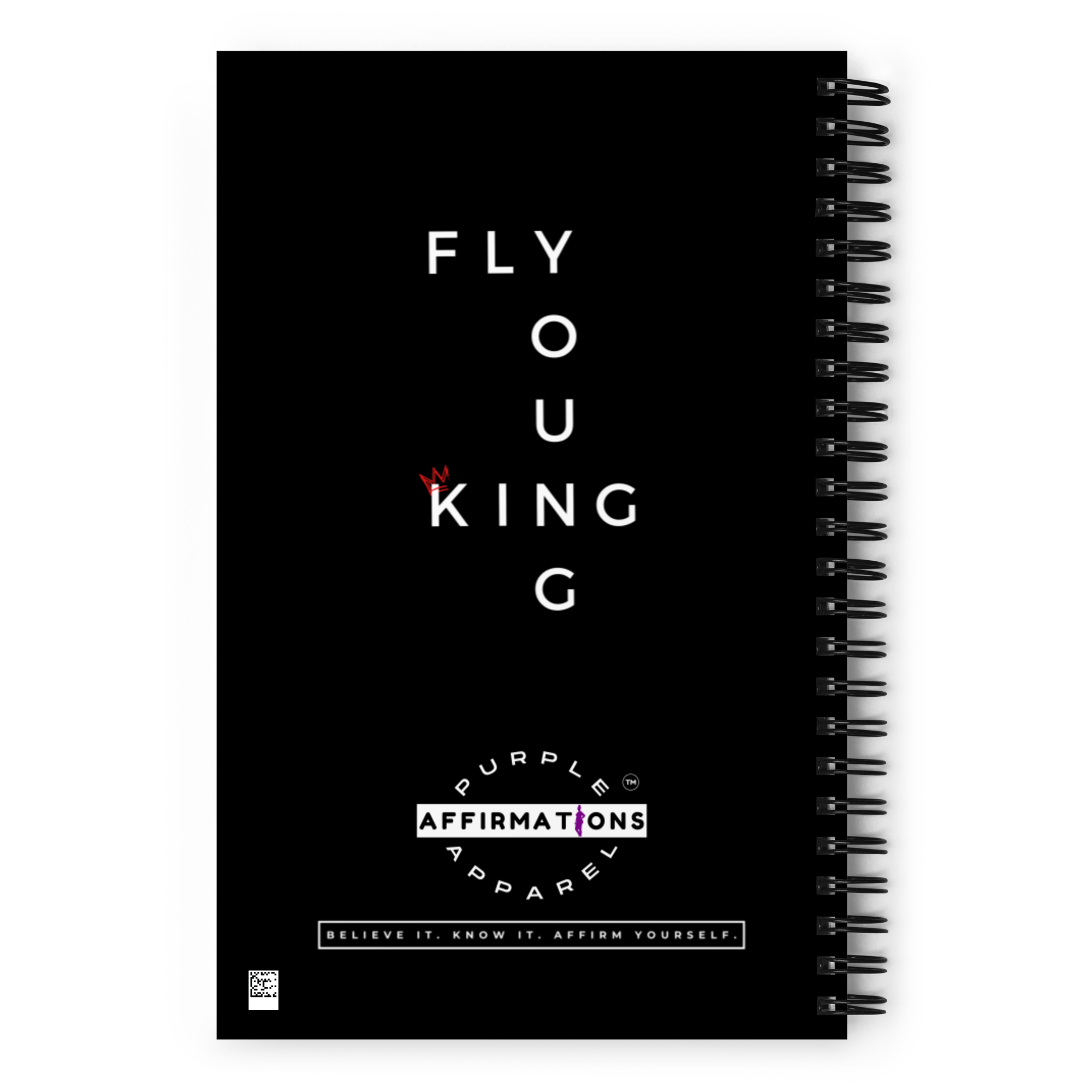 Fly Young King - Spiral Dotted Notebook