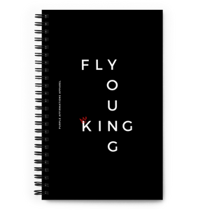 Fly Young King - Spiral Dotted Notebook