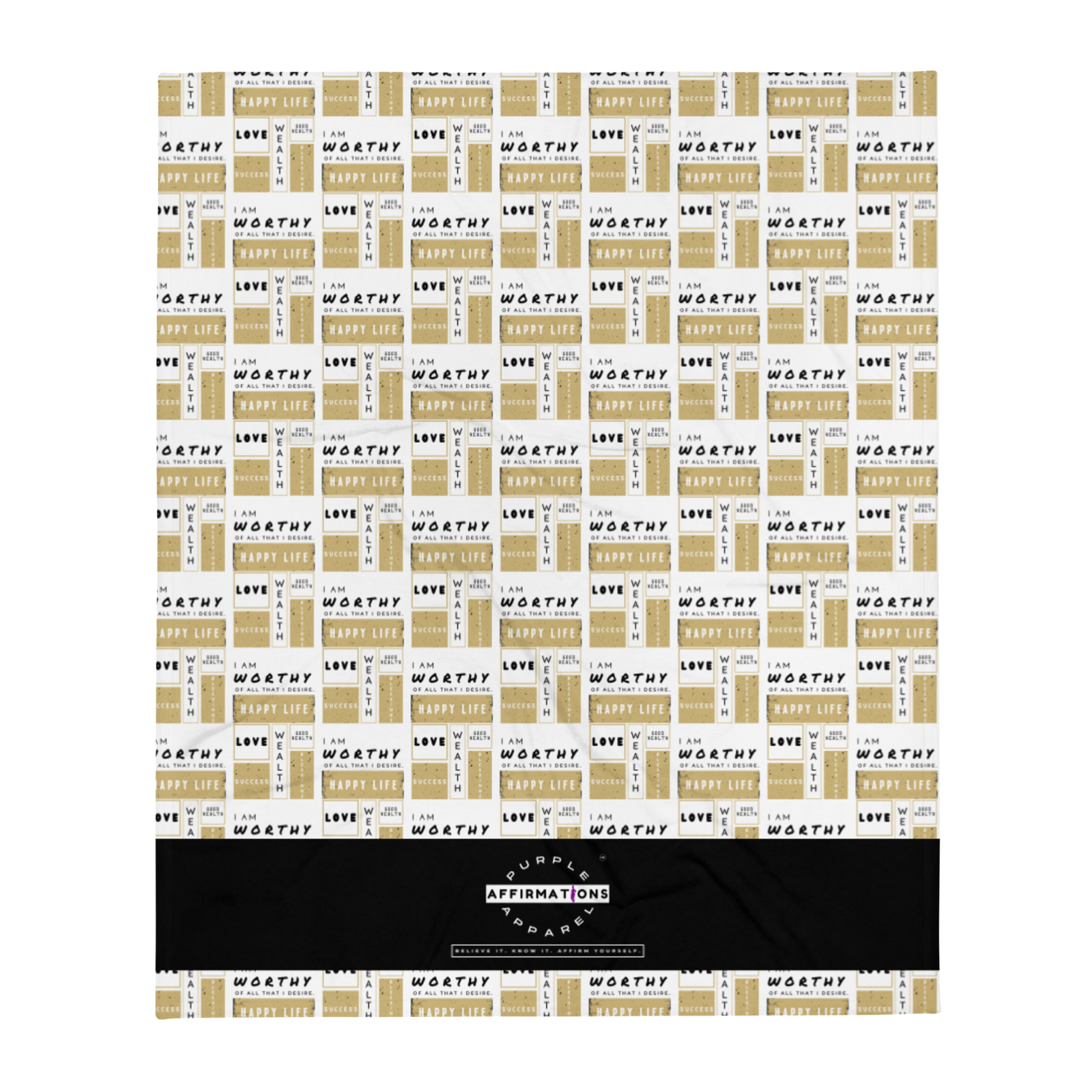 I Am Worthy - Throw Blanket