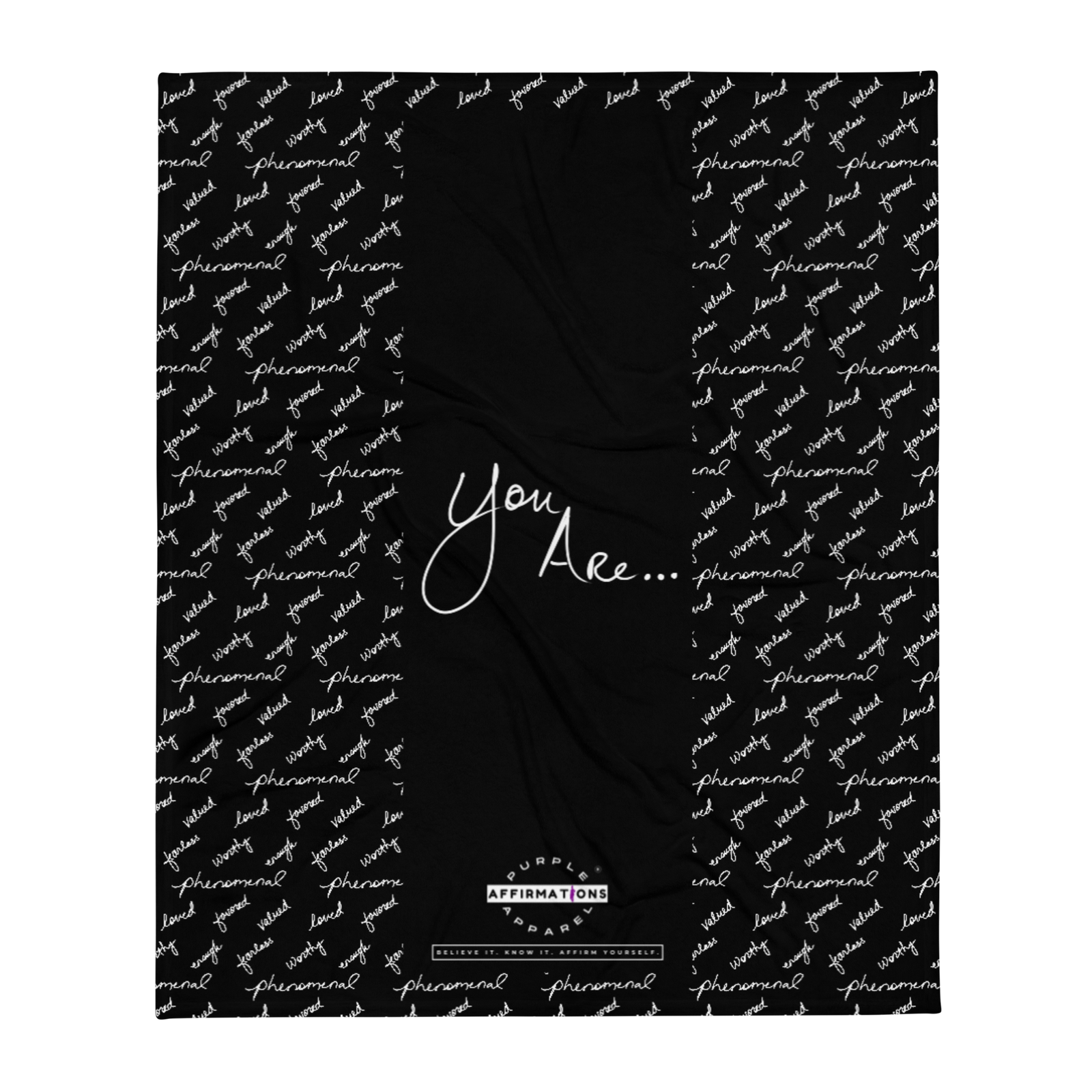 Notes of Love & Affirmation - Throw Blanket