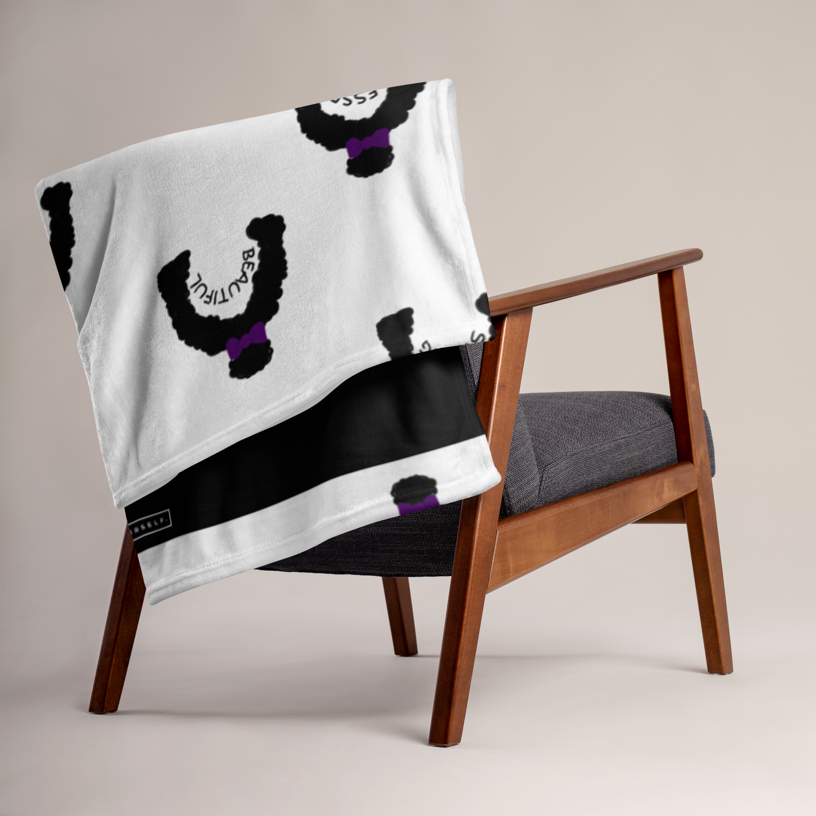 Covered in Affirmations (Girls) - Throw Blanket