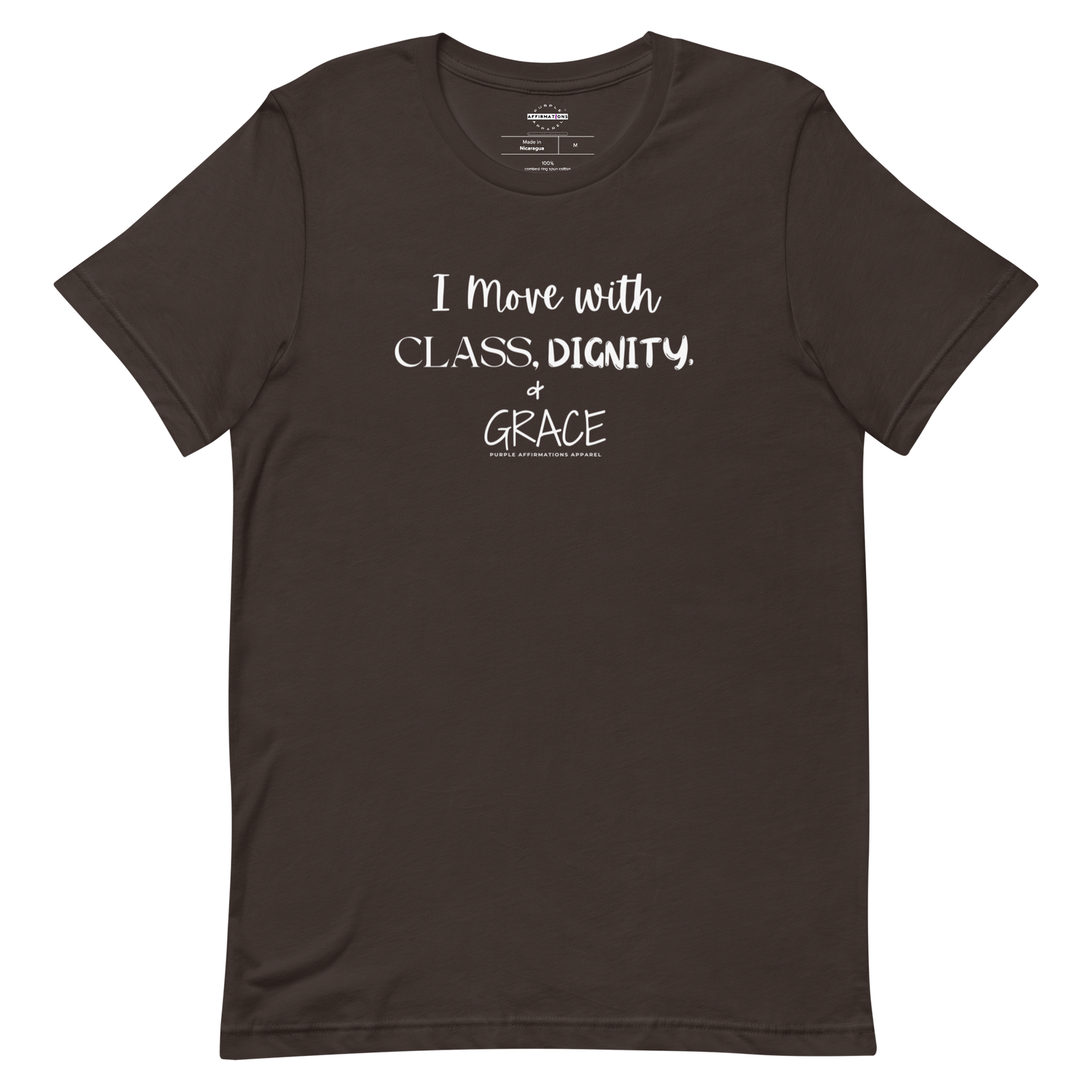Class, Dignity & Grace (Color: Dark) - Unisex T-shirt