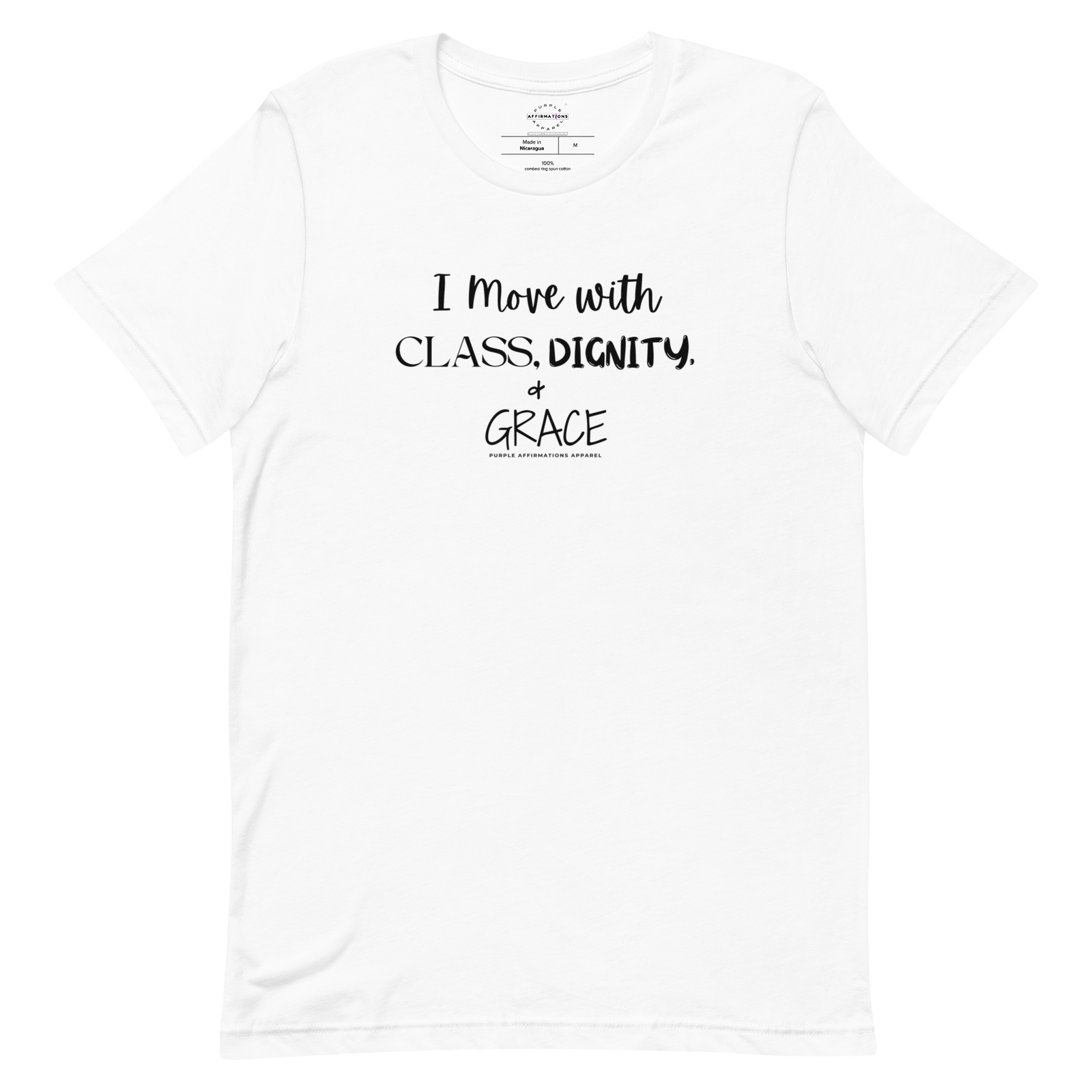 Class, Dignity & Grace (Color: Light) - Unisex T-shirt