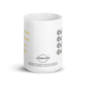 New Destinations, New Blessings - White Glossy Mug