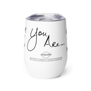 Notes of Love & Affirmation - Wine Tumbler