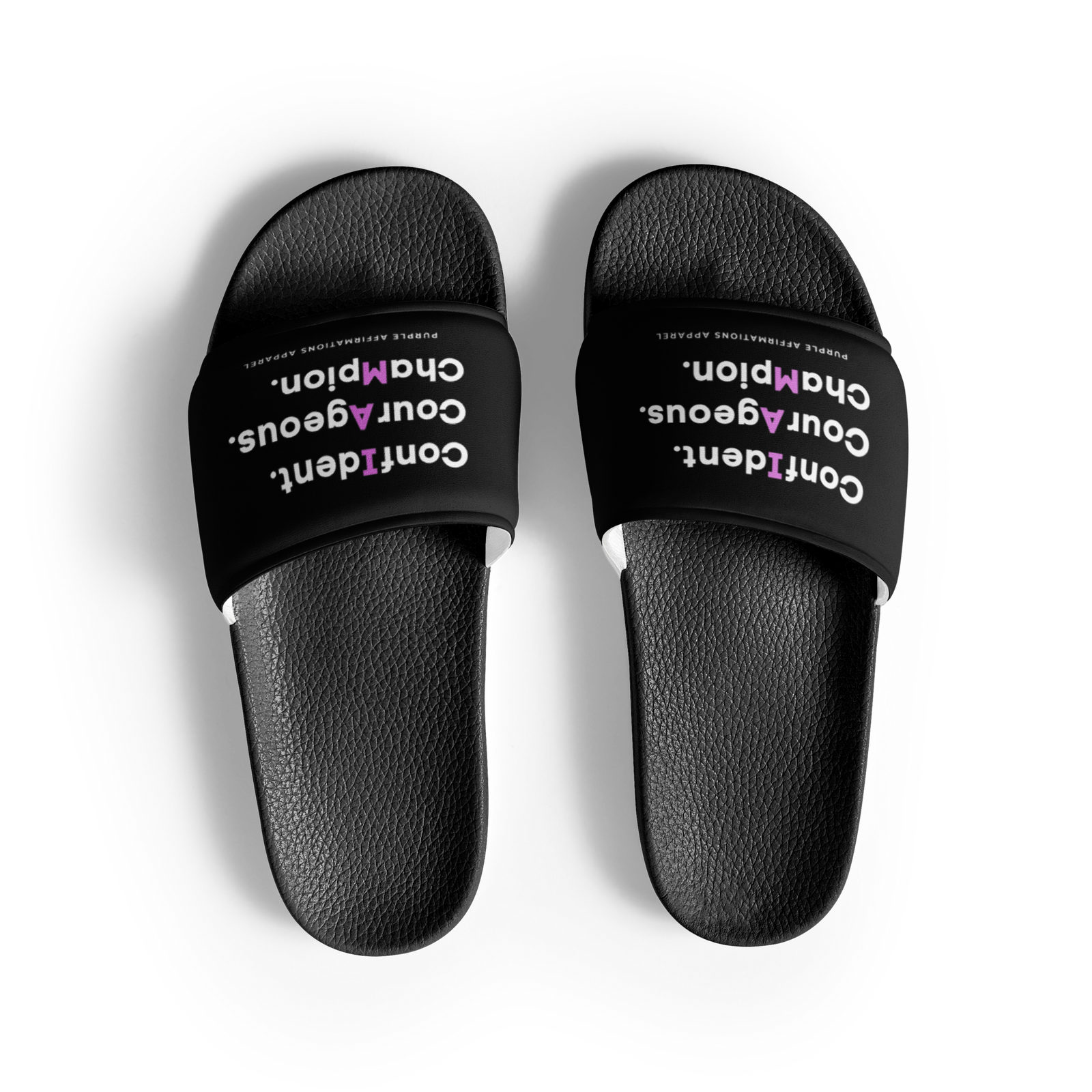 Confident, Courageous, Champion - Women's Slides